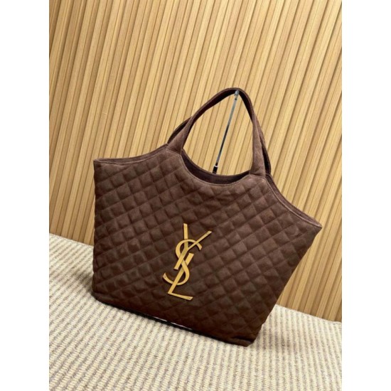 Replica Borse Imitazioni tote YSL Saint Laurent Icare scamosciata marrone Imitazioni Replica Borse Imitazioni tote YSL Saint Laurent Icare scamosciata marrone