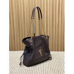 Borsa tote piccola/grande YSL Saint Laurent Jamie Shopping caffè Borsa tote piccola/grande YSL Saint Laurent Jamie Shopping caffè