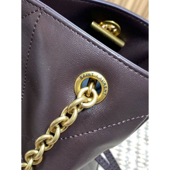 Replica Borsa 1:1 tote piccola/grande YSL Saint Laurent Jamie Shopping caffè Imitazioni Replica Borsa 1:1 tote piccola/grande YSL Saint Laurent Jamie Shopping caffè