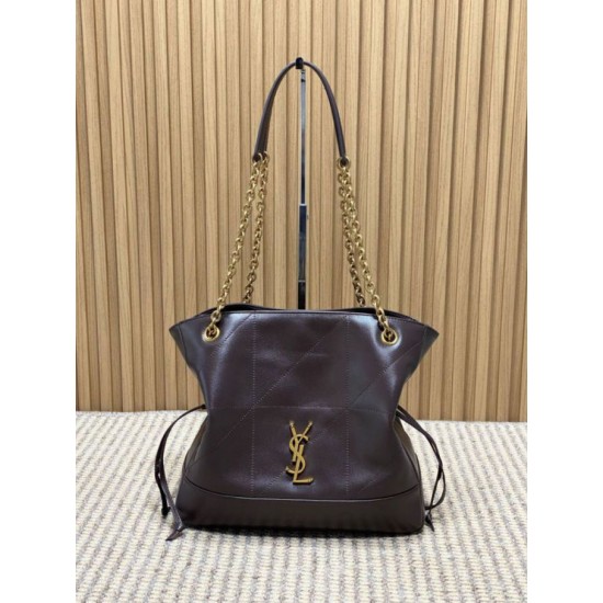 Replica Borsa 1:1 tote piccola/grande YSL Saint Laurent Jamie Shopping caffè Imitazioni Replica Borsa 1:1 tote piccola/grande YSL Saint Laurent Jamie Shopping caffè