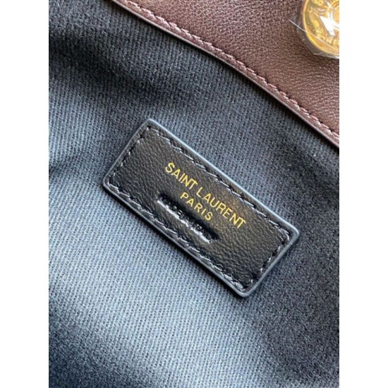 Replica Borsa 1:1 tote piccola/grande YSL Saint Laurent Jamie Shopping caffè Imitazioni Replica Borsa 1:1 tote piccola/grande YSL Saint Laurent Jamie Shopping caffè