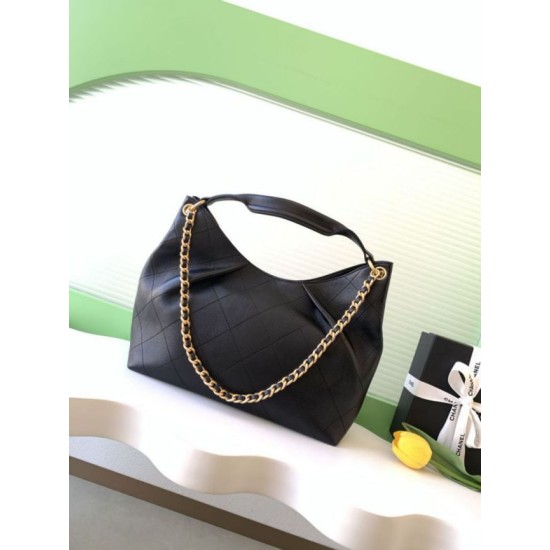 Replica Borsa Chanel 26C Dumpling Hobo AS5978 nera Imitazioni Replica Borsa Chanel 26C Dumpling Hobo AS5978 nera
