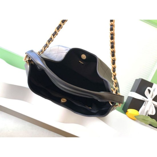 Replica Borsa Chanel 26C Dumpling Hobo AS5978 nera Imitazioni Replica Borsa Chanel 26C Dumpling Hobo AS5978 nera