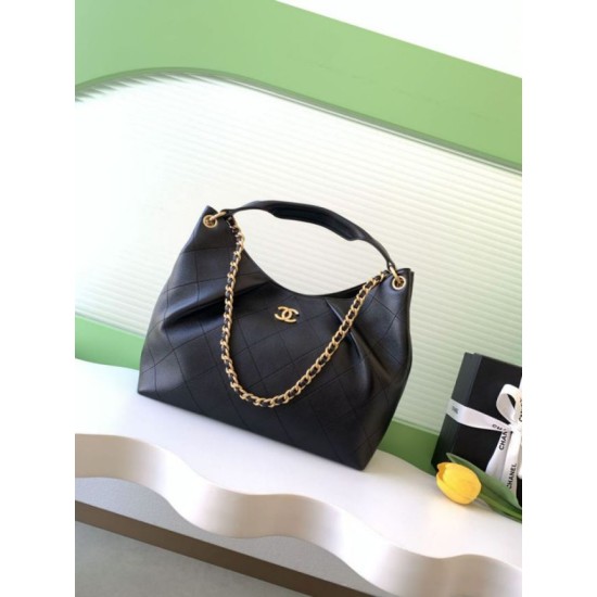 Replica Borsa Chanel 26C Dumpling Hobo AS5978 nera Imitazioni Replica Borsa Chanel 26C Dumpling Hobo AS5978 nera