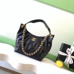 Replica Borsa hobo Chanel 26C Hippie AS5970 nera