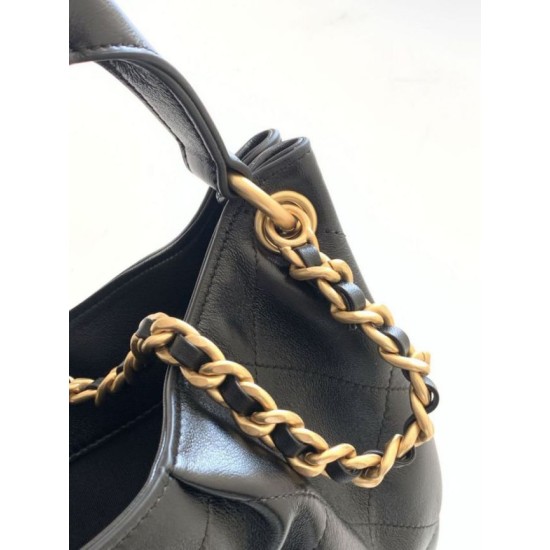 Replica Borsa hobo Chanel 26C Hippie AS5970 nera Imitazioni Replica Borsa hobo Chanel 26C Hippie AS5970 nera