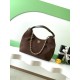 Replica Borsa Chanel 26C Dumpling Hobo AS5978 scamosciata Caffè Imitazioni Replica Borsa Chanel 26C Dumpling Hobo AS5978 scamosciata Caffè