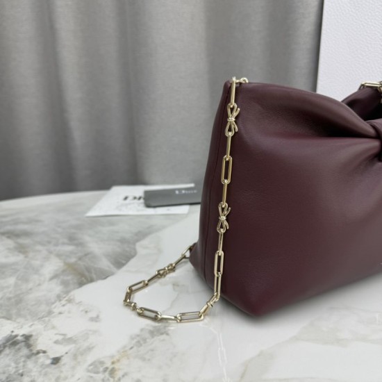 Replica Borsa a tracolla Dior Bow piccola/media con finitura oro Caffè Imitazioni Replica Borsa a tracolla Dior Bow piccola/media con finitura oro Caffè