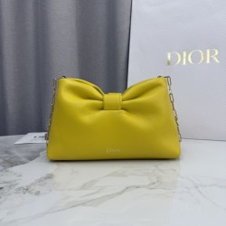Replica Borse a tracolla Dior Bow piccola/media con finitura oro Giallo Imitazioni Replica Borse a tracolla Dior Bow piccola/media con finitura oro Giallo