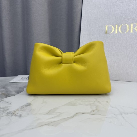 Replica Borse a tracolla Dior Bow piccola/media con finitura oro Giallo Imitazioni Replica Borse a tracolla Dior Bow piccola/media con finitura oro Giallo