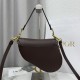 Replica Borse Saddle Dior pelle di vitello martellata marrone Imitazioni Replica Borse Saddle Dior pelle di vitello martellata marrone
