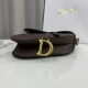 Replica Borse Saddle Dior pelle di vitello martellata marrone Imitazioni Replica Borse Saddle Dior pelle di vitello martellata marrone