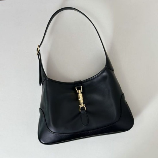 Replica Borse Firmate a tracolla media Gucci Jackie 1961 863136 Nero Imitazioni Replica Borse Firmate a tracolla media Gucci Jackie 1961 863136 Nero