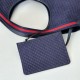 Replica Borsa tote Gucci Giglio grande scamosciata GG 853971 Blu Imitazioni Replica Borsa tote Gucci Giglio grande scamosciata GG 853971 Blu