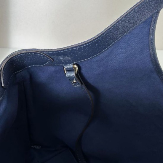 Replica Borsa tote Gucci Giglio grande scamosciata GG 853971 Blu Imitazioni Replica Borsa tote Gucci Giglio grande scamosciata GG 853971 Blu