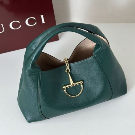 Replica Gucci 837466 Borsa a tracolla maxi Softbit Verde