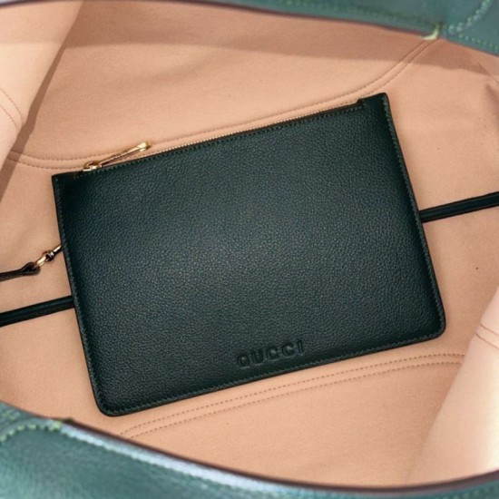 Replica Gucci 837466 Borsa a tracolla maxi Softbit Verde