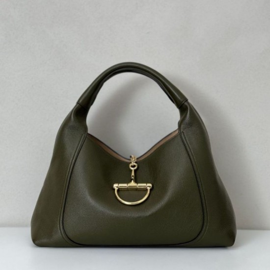 Replica Gucci 837466 Borse  Alta Qualità a tracolla maxi Softbit verde muschio