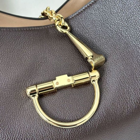 Replica Gucci 837466 Borsa a tracolla maxi Softbit Marrone scuro Imitazioni Replica Gucci 837466 Borsa a tracolla maxi Softbit Marrone scuro
