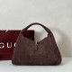 Replica Gucci 837466 Bora Pari a tracolla maxi Softbit Marrone scamosciato Imitazioni Replica Gucci 837466 Bora Pari a tracolla maxi Softbit Marrone scamosciato