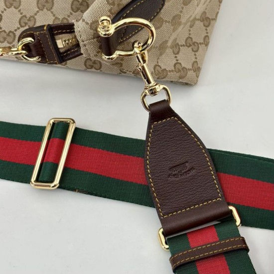 Replica Gucci 864485 Brera borsa a tracolla grande da uomo Marrone Imitazioni Replica Gucci 864485 Brera borsa a tracolla grande da uomo Marrone