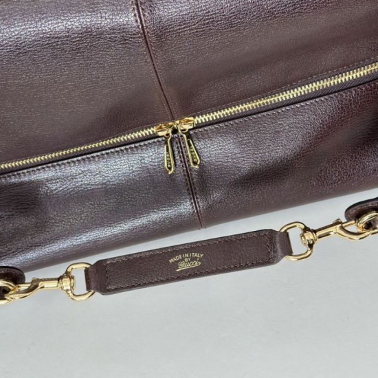 Replica Gucci 864485 Brera borsa a tracolla grande da uomo Caffè Imitazioni Replica Gucci 864485 Brera borsa a tracolla grande da uomo Caffè