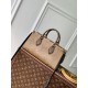 Replica Louis Vuitton M14236 Borsa a catena OnTheGo East West Marrone