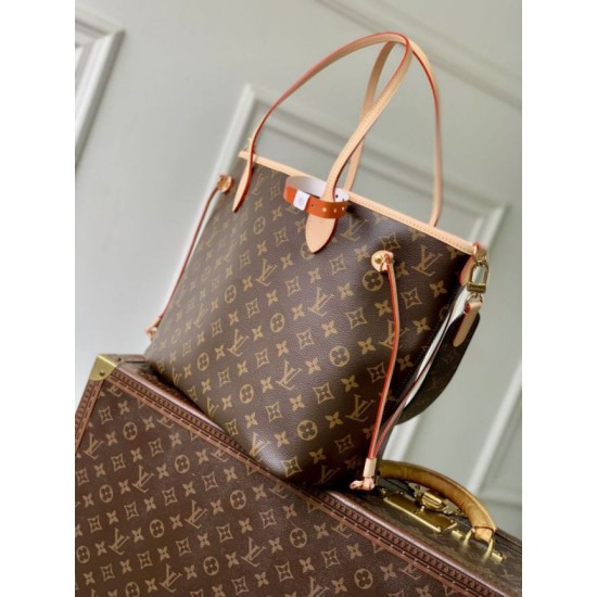 Replica Borsa Louis Vuitton M28407 Neverfull Inside Out MM marrone Imitazioni Replica Borsa Louis Vuitton M28407 Neverfull Inside Out MM marrone