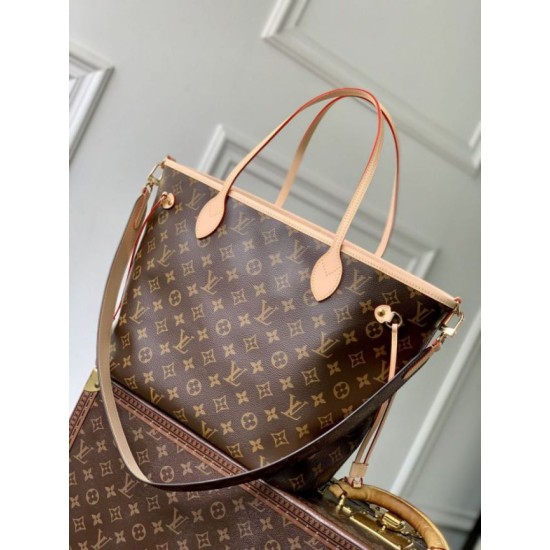 Replica Borsa Louis Vuitton M28407 Neverfull Inside Out MM marrone Imitazioni Replica Borsa Louis Vuitton M28407 Neverfull Inside Out MM marrone