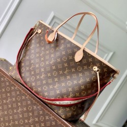 Replica Borsa tote Louis Vuitton M15124 Neverfull Inside Out GM marrone