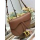 Replica Borse Dior Saddle pelle di vitello liscia marrone Imitazioni Replica Borse Dior Saddle pelle di vitello liscia marrone
