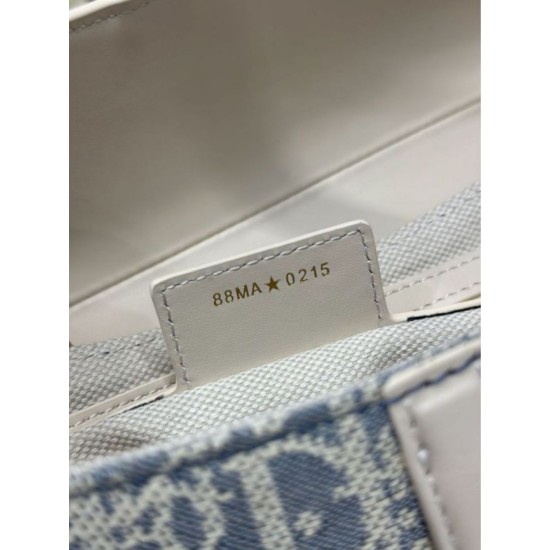 Replica Borse Dior Saddle tela jacquard Dior Oblique blu Imitazioni Replica Borse Dior Saddle tela jacquard Dior Oblique blu