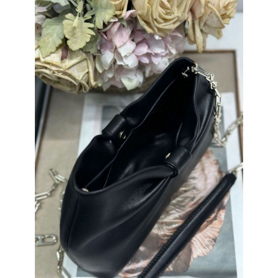 Replica Borsa Dior Bow con fiocco nero e metallo finitura oro Imitazioni Replica Borsa Dior Bow con fiocco nero e metallo finitura oro