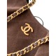 Replica Borsa Chanel 26C Maxi Hobo AS5970 AS5978 scamosciata marrone