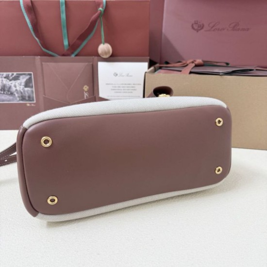 Replica Borsa Needle Loro Piana piccolo/media Tela caramello Imitazioni Replica Borsa Needle Loro Piana piccolo/media Tela caramello