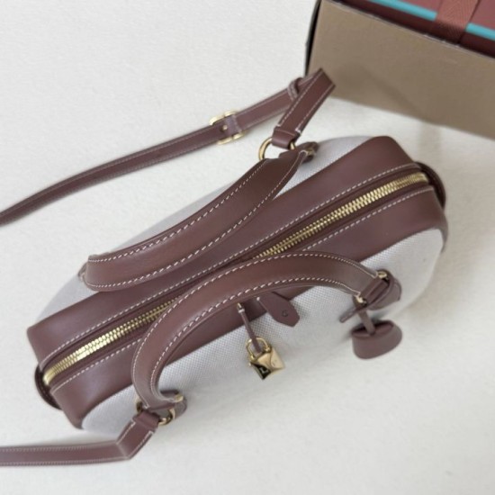 Replica Borsa Needle Loro Piana piccolo/media Tela caramello Imitazioni Replica Borsa Needle Loro Piana piccolo/media Tela caramello