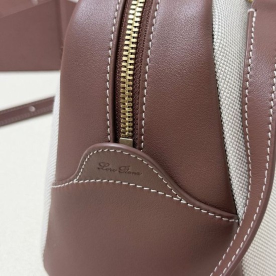 Replica Borsa Needle Loro Piana piccolo/media Tela caramello Imitazioni Replica Borsa Needle Loro Piana piccolo/media Tela caramello