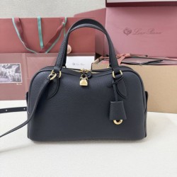 Replica Borsa Needle Loro Piana piccolo/media Nero