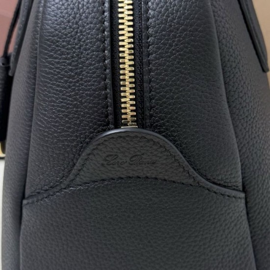 Replica Borsa Needle Loro Piana piccolo/media Nero Imitazioni Replica Borsa Needle Loro Piana piccolo/media Nero