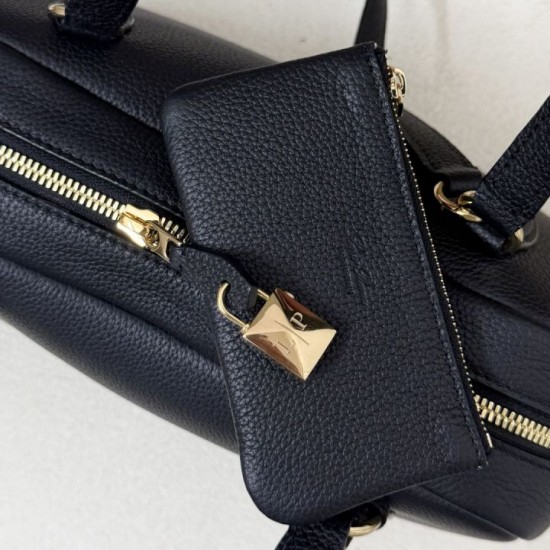 Replica Borsa Needle Loro Piana piccolo/media Nero Imitazioni Replica Borsa Needle Loro Piana piccolo/media Nero