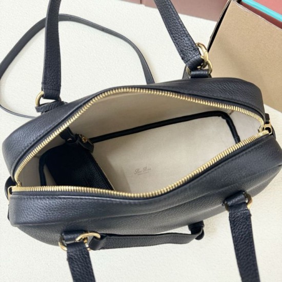 Replica Borsa Needle Loro Piana piccolo/media Nero Imitazioni Replica Borsa Needle Loro Piana piccolo/media Nero
