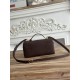Replica Borsa a tracolla con manico superiore Loro Piana Extra Bag 23 Marrone scuro Imitazioni Replica Borsa a tracolla con manico superiore Loro Piana Extra Bag 23 Marrone scuro