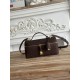 Replica Borsa a tracolla con manico superiore Loro Piana Extra Bag 23 Marrone scuro Imitazioni Replica Borsa a tracolla con manico superiore Loro Piana Extra Bag 23 Marrone scuro