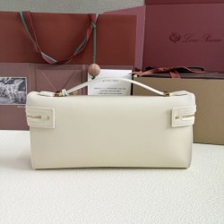Borsa Loro Piana Extra Clutch L29 Bianco Borsa Loro Piana Extra Clutch L29 Bianco