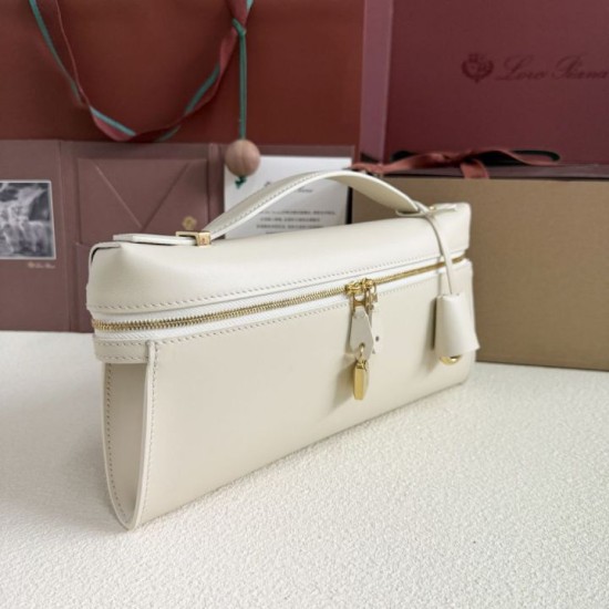 Replica Borsa 1:1 Loro Piana Extra Clutch L29 Bianco Imitazioni Replica Borsa 1:1 Loro Piana Extra Clutch L29 Bianco