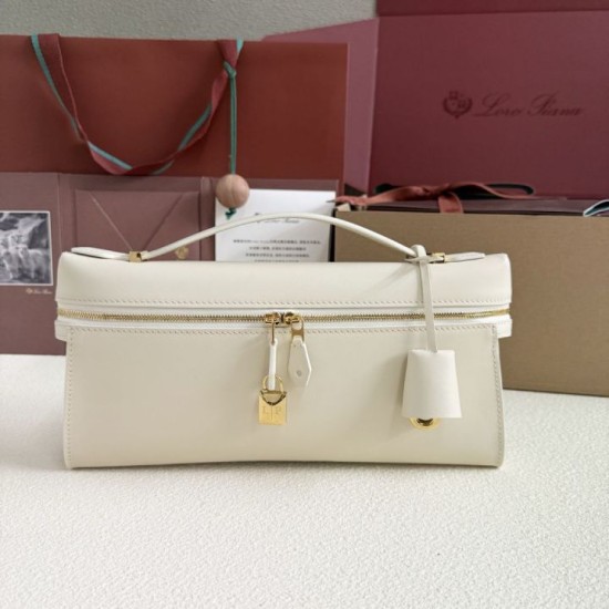 Replica Borsa 1:1 Loro Piana Extra Clutch L29 Bianco Imitazioni Replica Borsa 1:1 Loro Piana Extra Clutch L29 Bianco