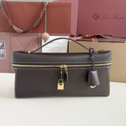 Borsa Loro Piana Extra Clutch L29 Caffè