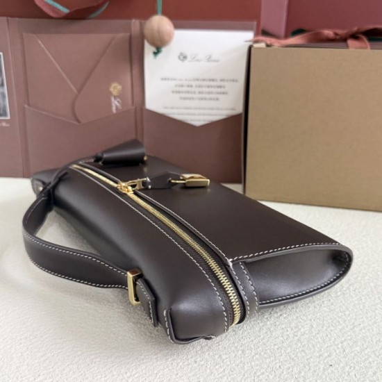 Replica Borsa Loro Piana Extra Clutch L29 Caffè Imitazioni Replica Borsa Loro Piana Extra Clutch L29 Caffè