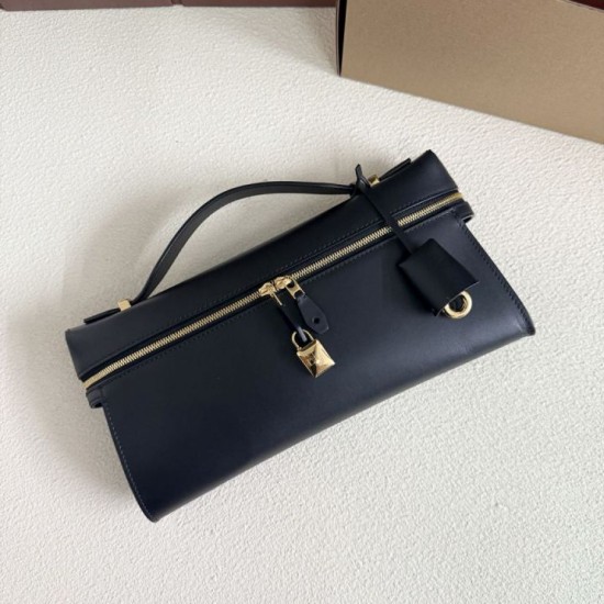 Replica Borsa Loro Piana Extra Clutch L29 Nero Imitazioni Replica Borsa Loro Piana Extra Clutch L29 Nero
