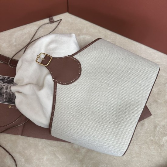 Replica Perfetta a cestino Loro Piana Bobbin Marrone Imitazioni Replica Perfetta a cestino Loro Piana Bobbin Marrone
